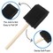 24 Pack Foam Paint Brushes, Wood Handle Sponge Brushes for Painting, Staining, Varnishes, and DIY Craft Projects (1'', 2'' and 3'')